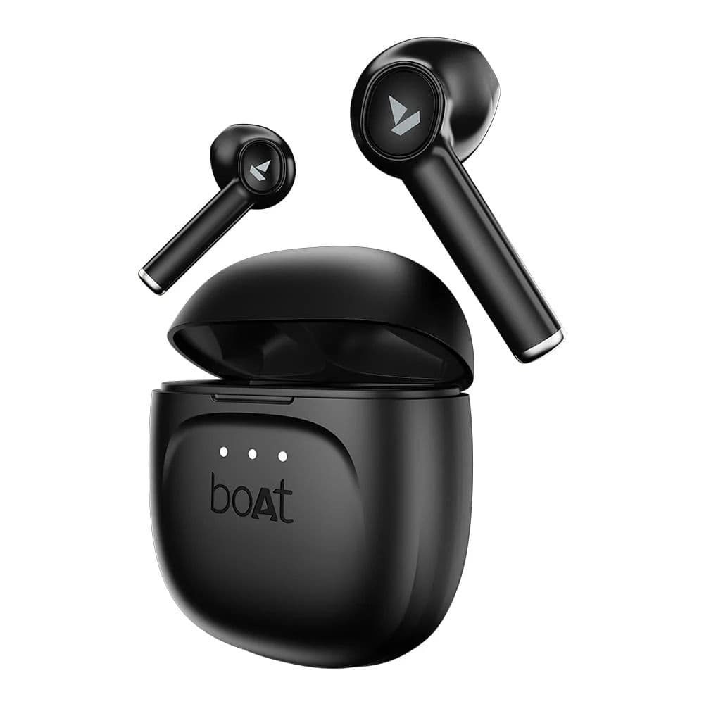 boAt Airdopes 131 Gen 2 | True Wireless Earbuds with 70 Hours Playback, ENx™ Tech & BEAST™ Mode — Carbon Black
