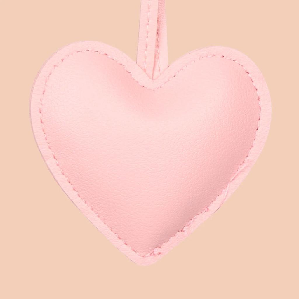 Small Heart Bag Charm - Pink — photo 2