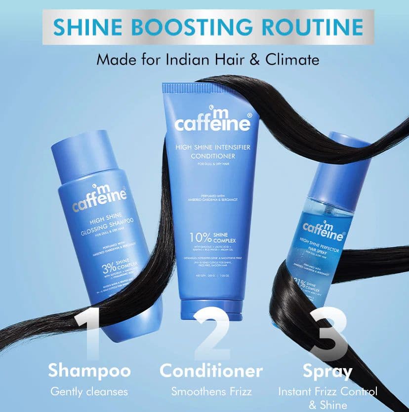 High Shine Glossy Hair Shampoo 3% Shine Complex