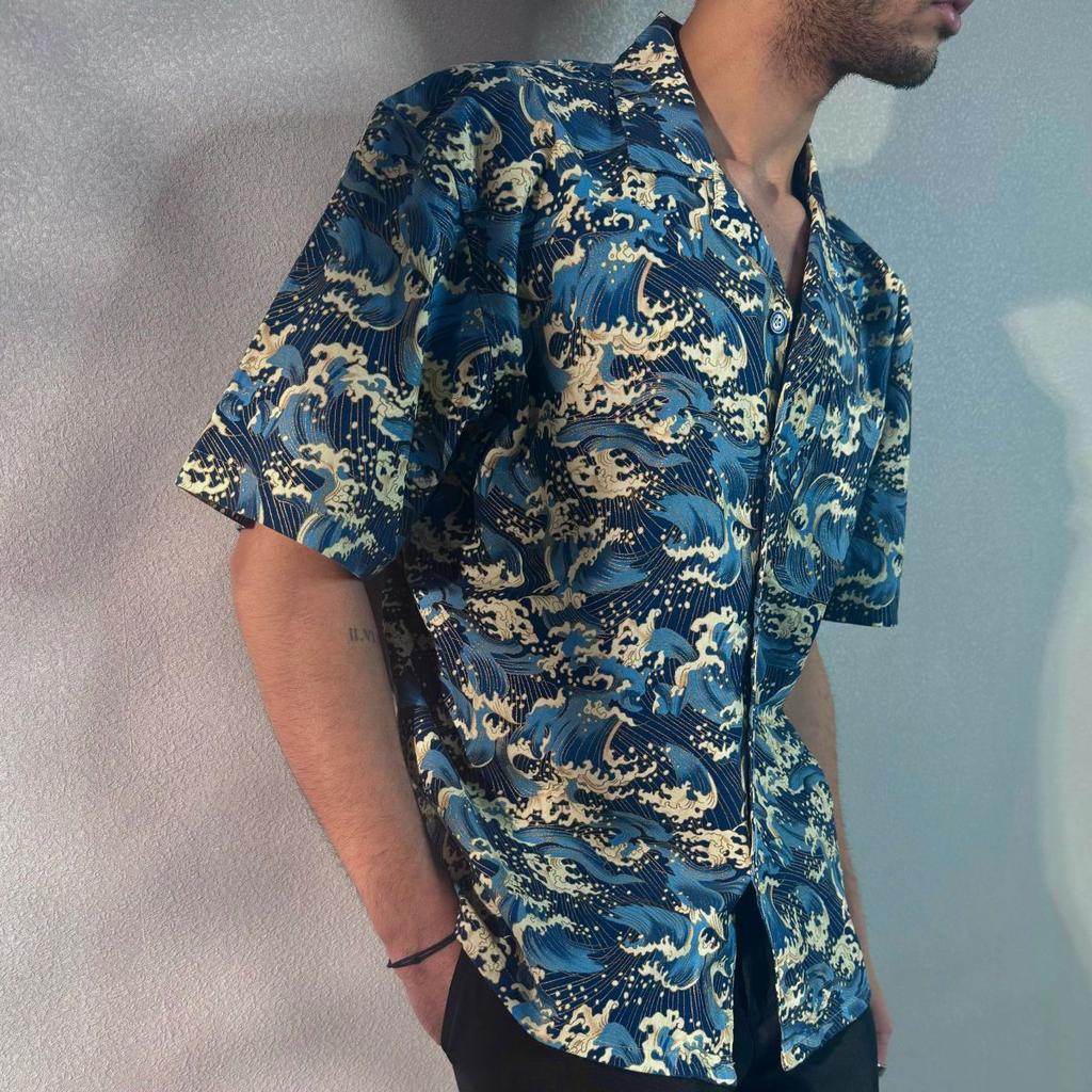 Ocean Wave Dynasty Structured Shirt — photo 7