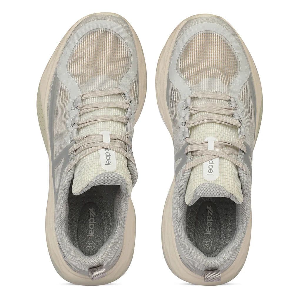 LEAP7X ZQ-WFM-06 Grey Sports Non Lacing Walking Shoes for Men by Liberty — photo 7