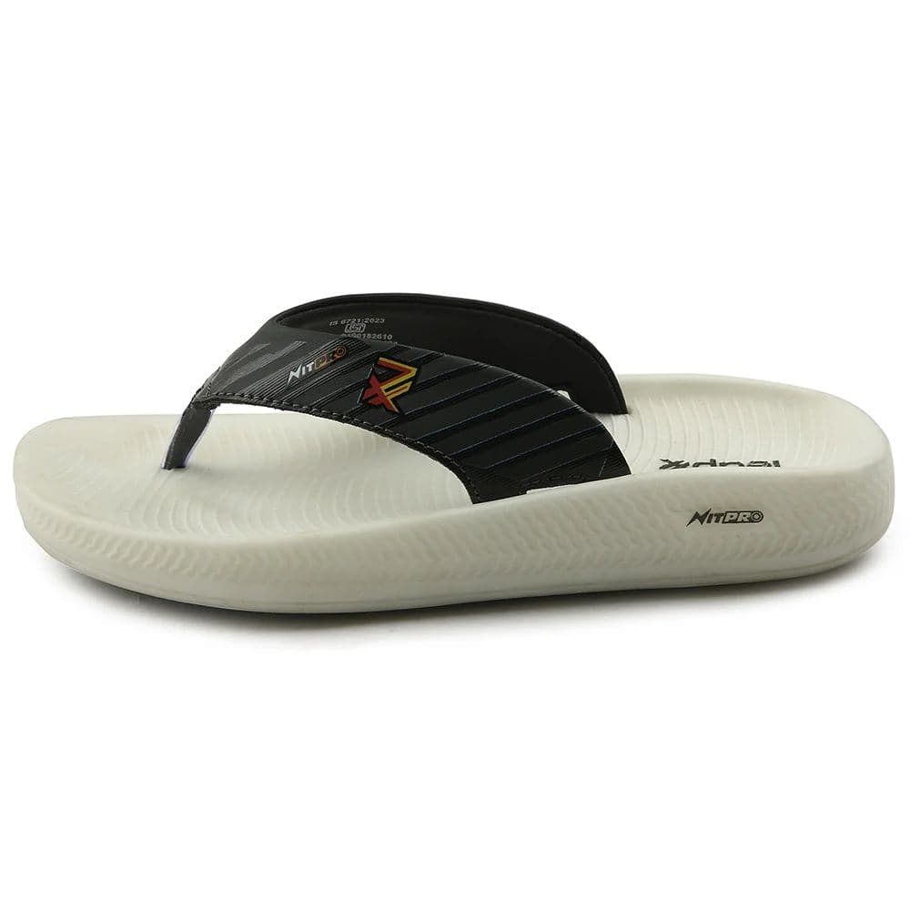 Leap7x Grey Casual Flip Flop For Men NITWALK-1 By Liberty — photo 3