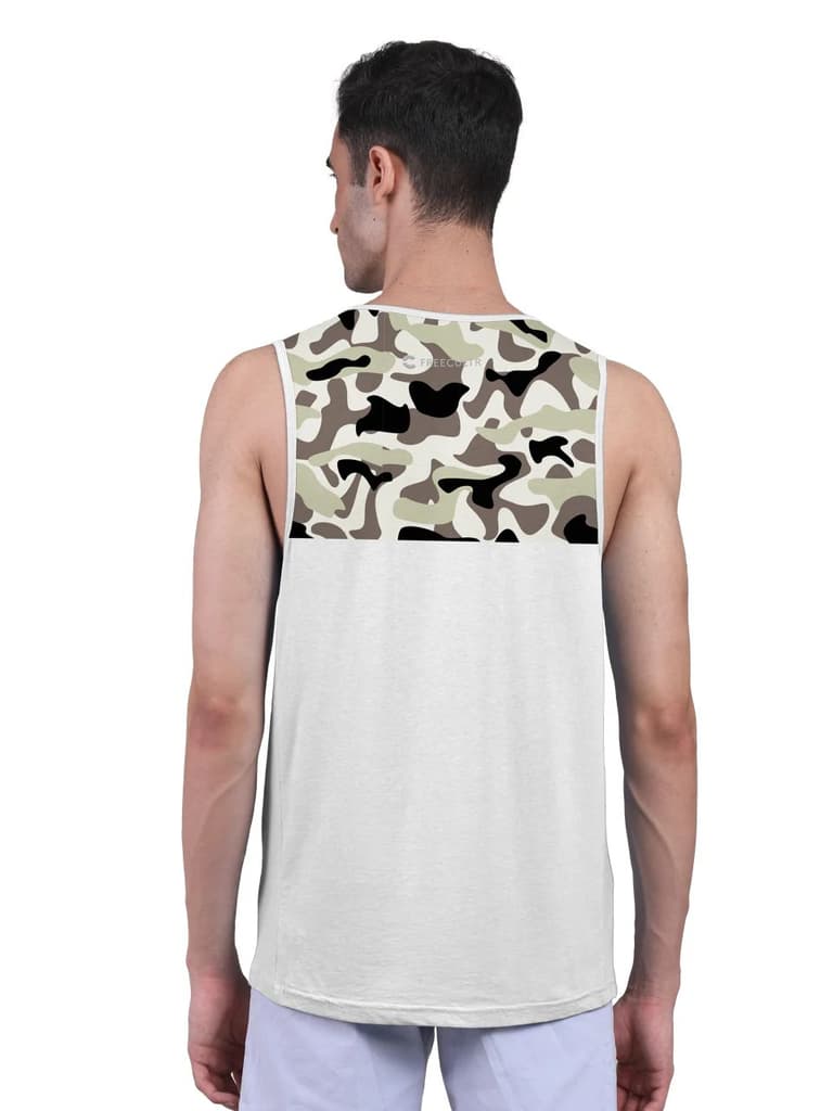 Active Vest Front Yoke Camouflage Regular Organic Bamboo Vest - Active Fit (Pack of 3) — photo 9