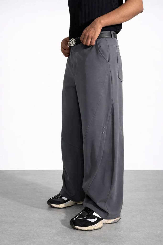 Bound Barrel Fit Rivet Pants — photo 9