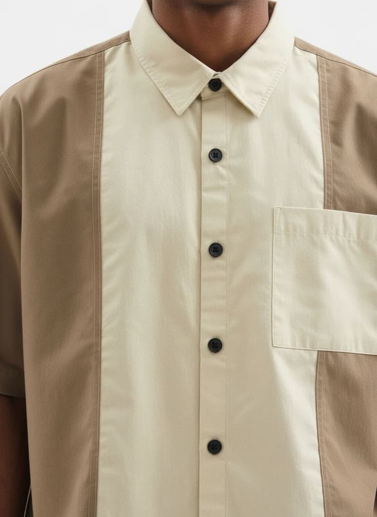 Colourblocked Casual Shirt // 002 — photo 4
