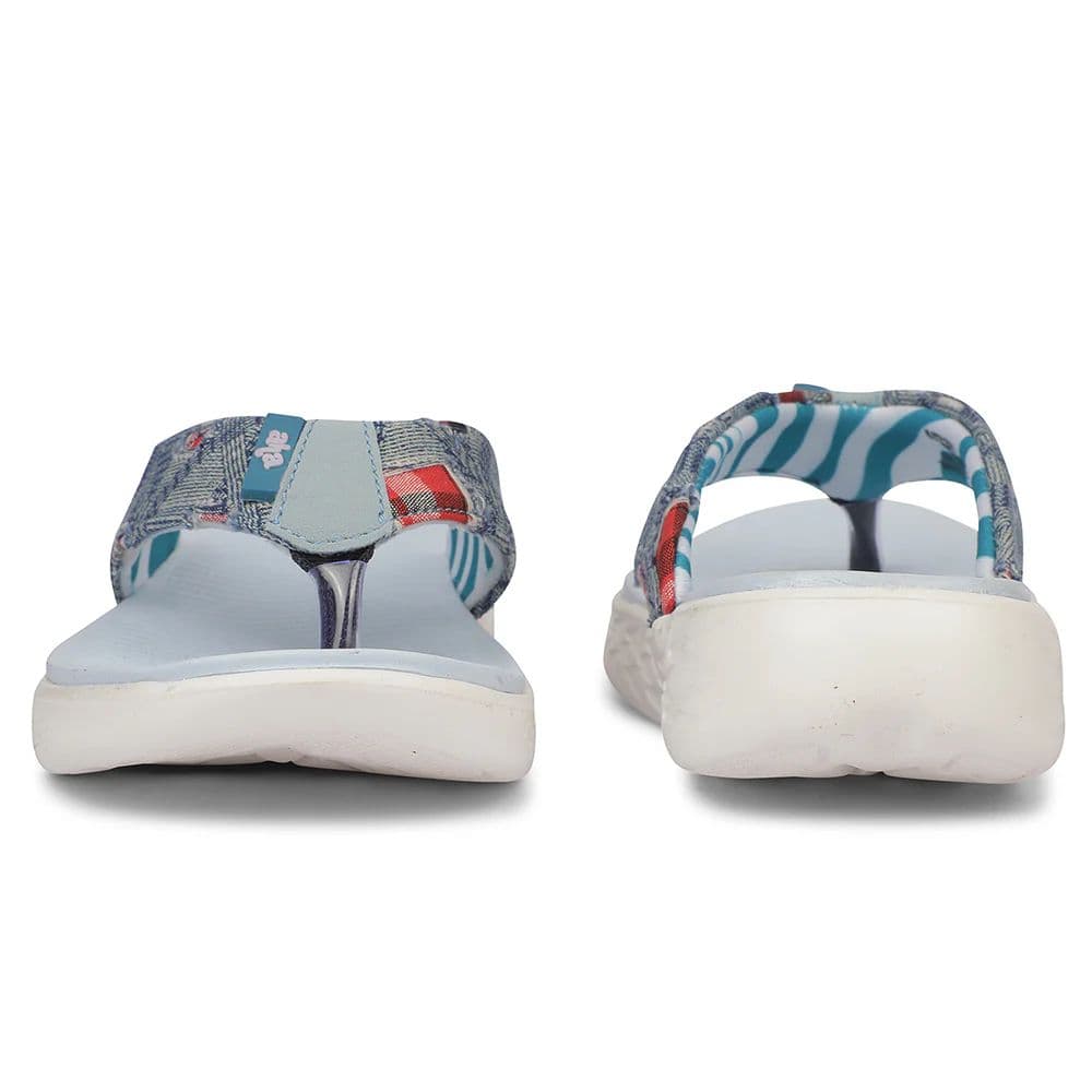 A-HA IMPACT-L37 EVA Royal Blue Casual Slippers for women By Liberty — photo 6
