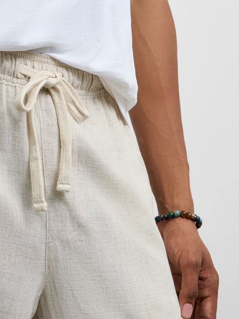 ETA Off-White Relaxed-Fit Mid-Rise Shorts — photo 4