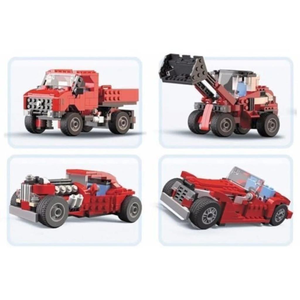 Building Blocks FourWheelers Kit – 278+ Piece DIY Construction Set for Kids — photo 4
