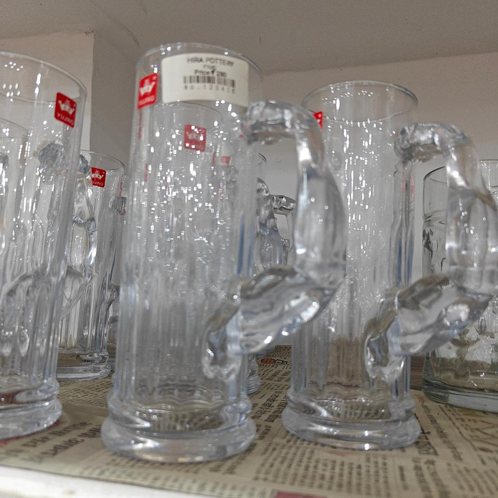 Clear Glass Beer Mug | Drinking Glass | Glass | Clear