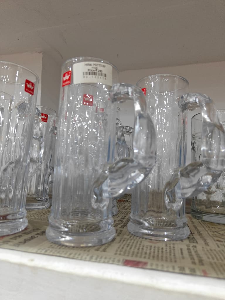 Clear Glass Beer Mug | Drinking Glass | Glass | Clear