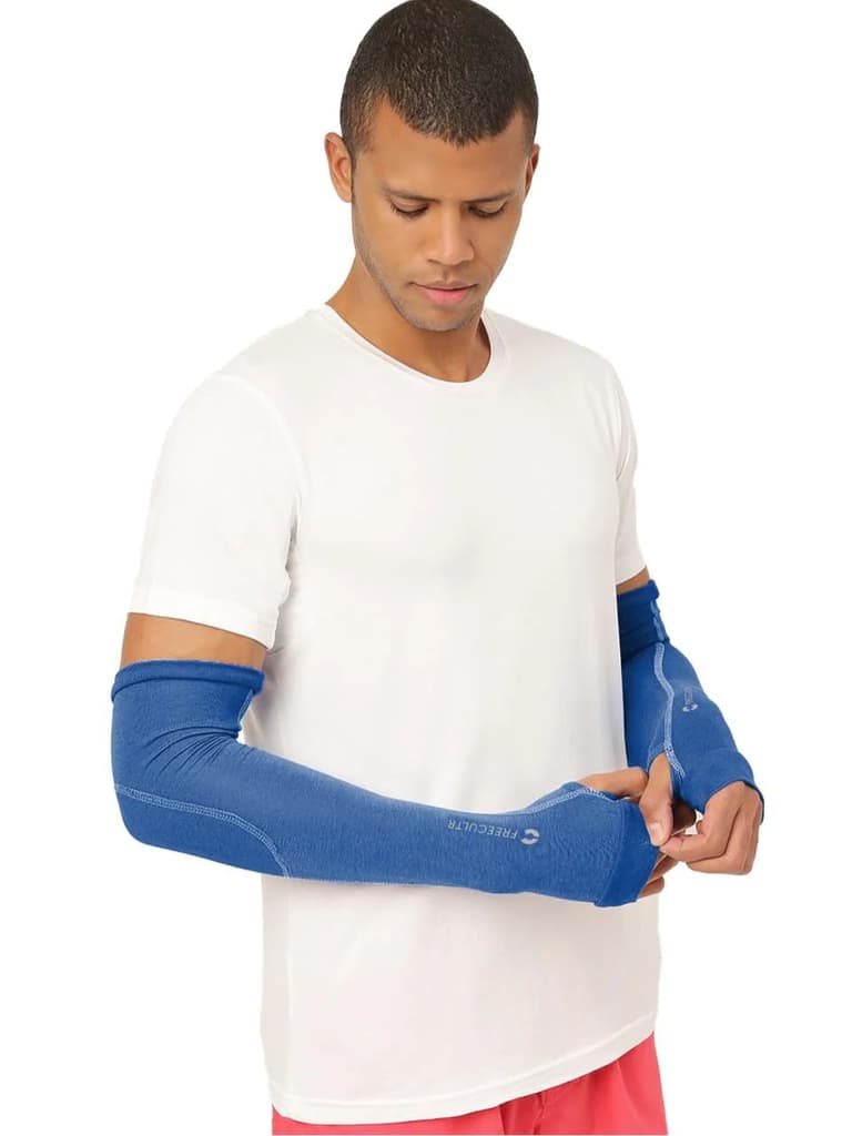 Unisex White Arm Sleeves (Pack of 2) — photo 5