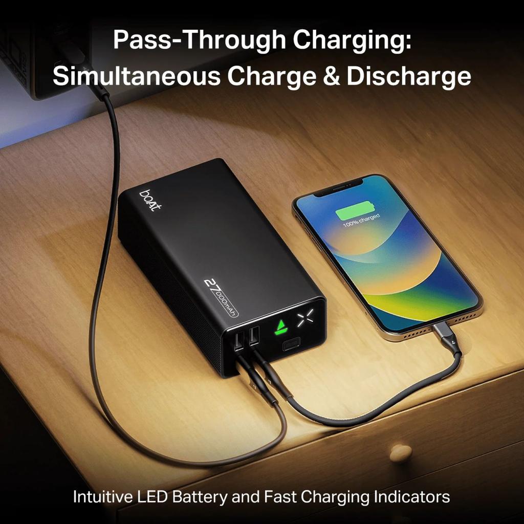 Energyshroom PB600 | Powerbank with 22.5W Fast Charging, 27000mAh, 12-Layer Protection, 4 Output Ports — photo 6