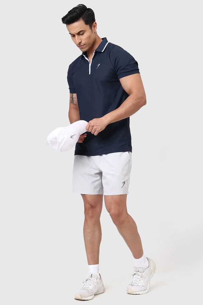 Stride Polo T-shirt Navy — photo 2