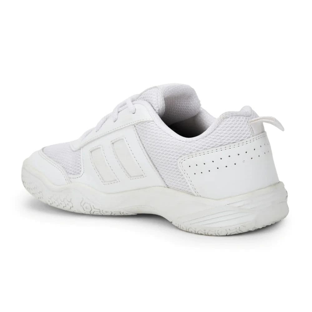 Force 10 White Lacing Uniform School Shoes For Kids SKOLGAME-L By Liberty — photo 5