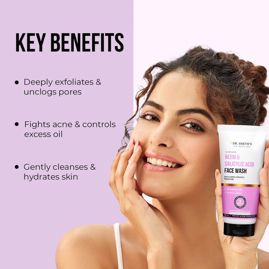 Neem & Salicylic Acid Face Wash - 100ml