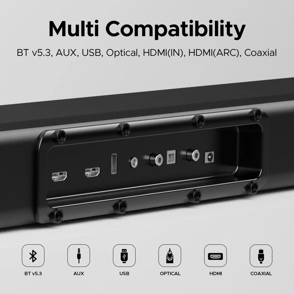 boAt Aavante Bar 4100DA | Soundbar with 300W RMS boAt Signature Sound, 3.1.2 Channel Surround Sound, Bluetooth v5.3 — photo 3