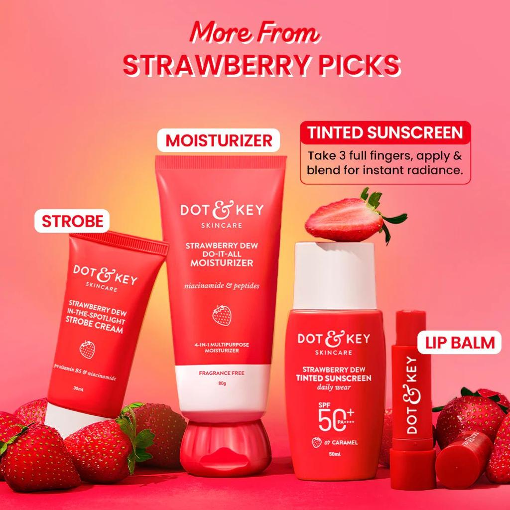 Strawberry Dew Tinted Sunscreen SPF 50+, Warm Ivory- Pack of 2 — photo 9