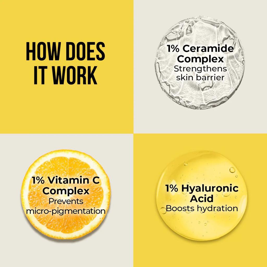 Ceramide & Vitamin C Long Lasting Sunscreen - 50gm