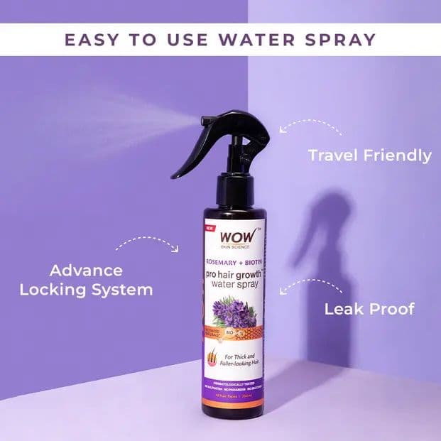 Rosemary & Biotin Hair Growth Water Spray Denser, Thicker Hair