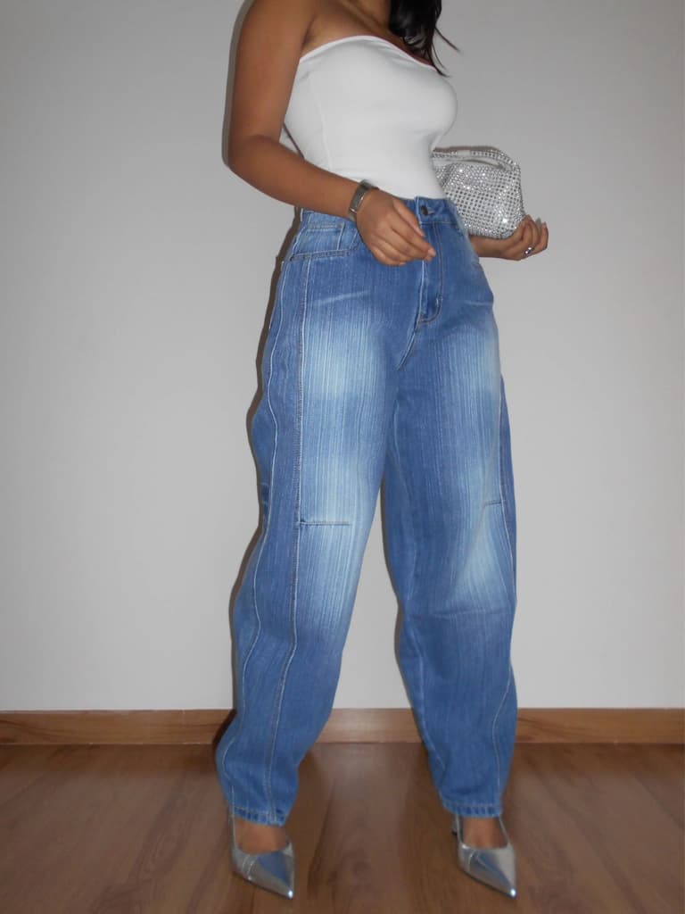 Blue Crush Slub Skater Fit Jeans — photo 5