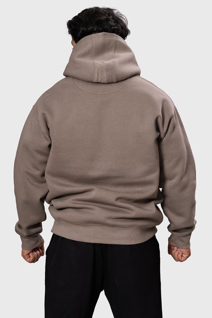 Brookline Oversized Hoodie Brown — photo 6