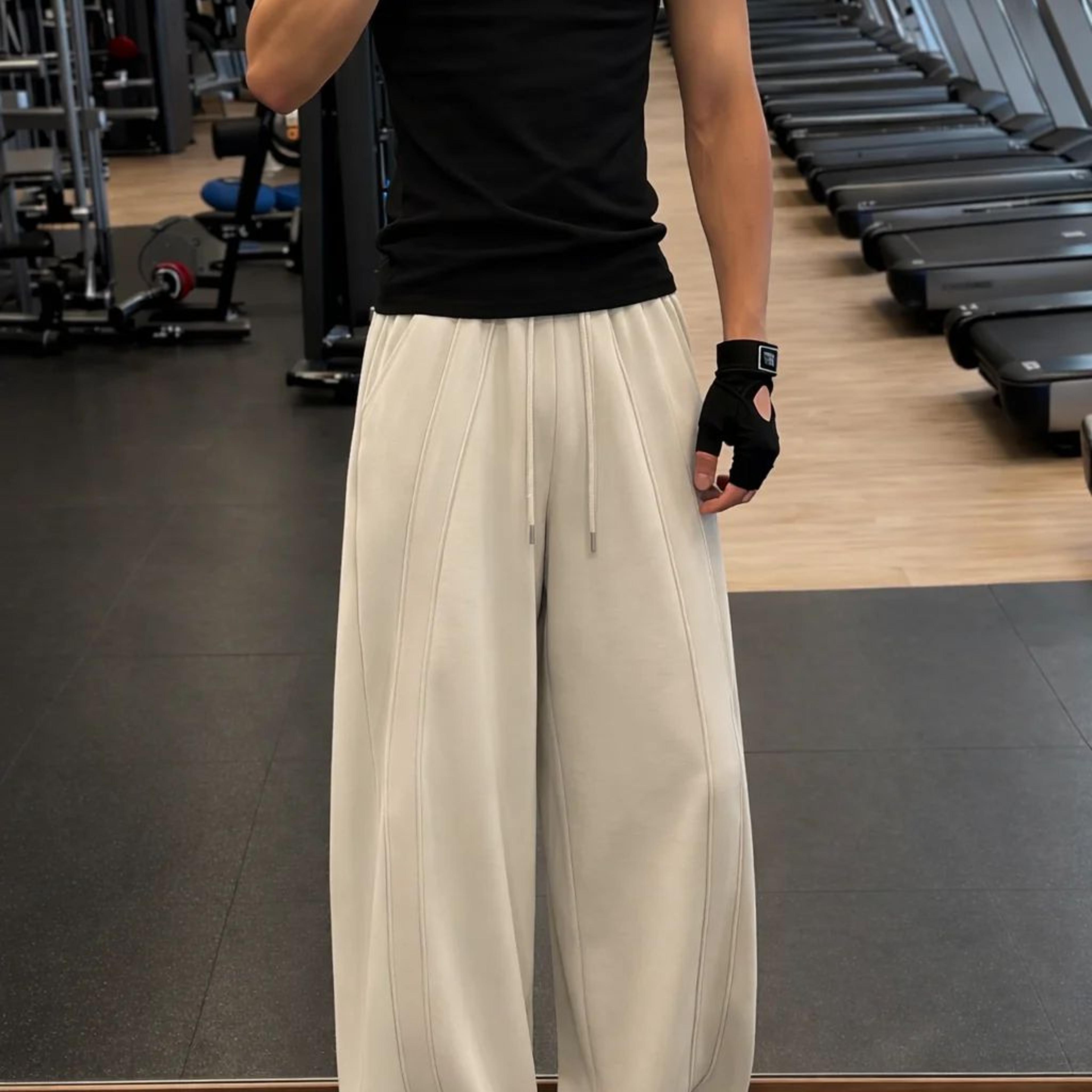 Structured Overlap Pleat Joggers