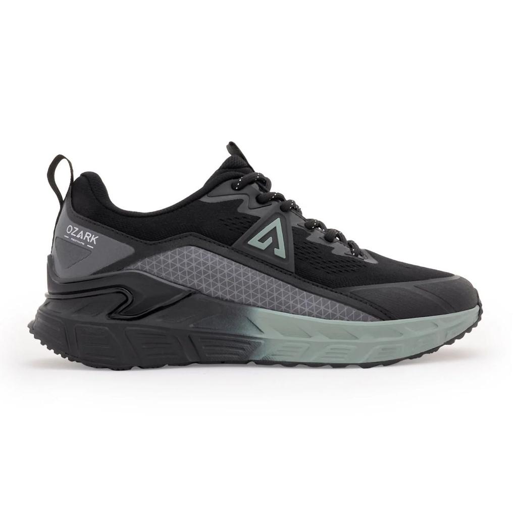 Trail Running Shoes for Men in Green & Black | Low-Cut Outdoor — photo 2