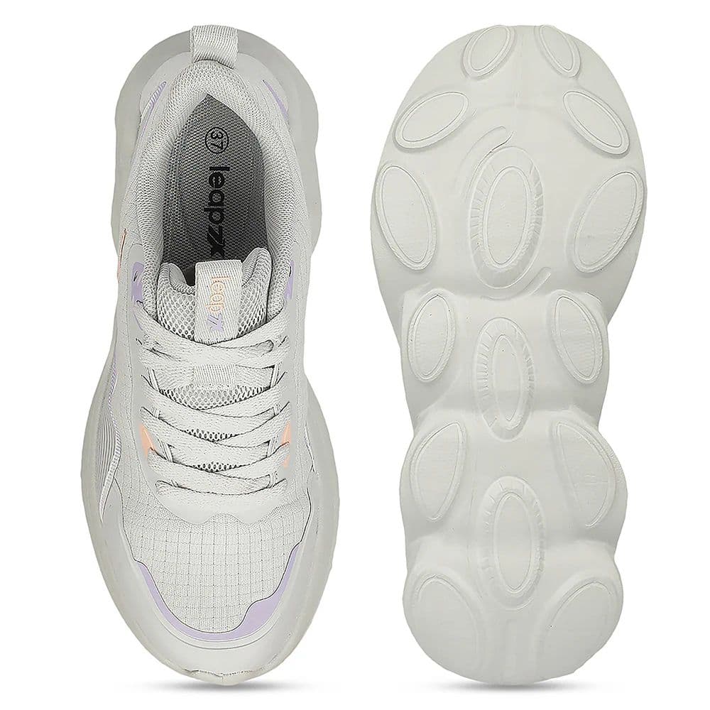 LEAP7X ZQ-DWL-02 Airflow Outsoles Grey Sports Walking Shoes for women by Liberty — photo 4