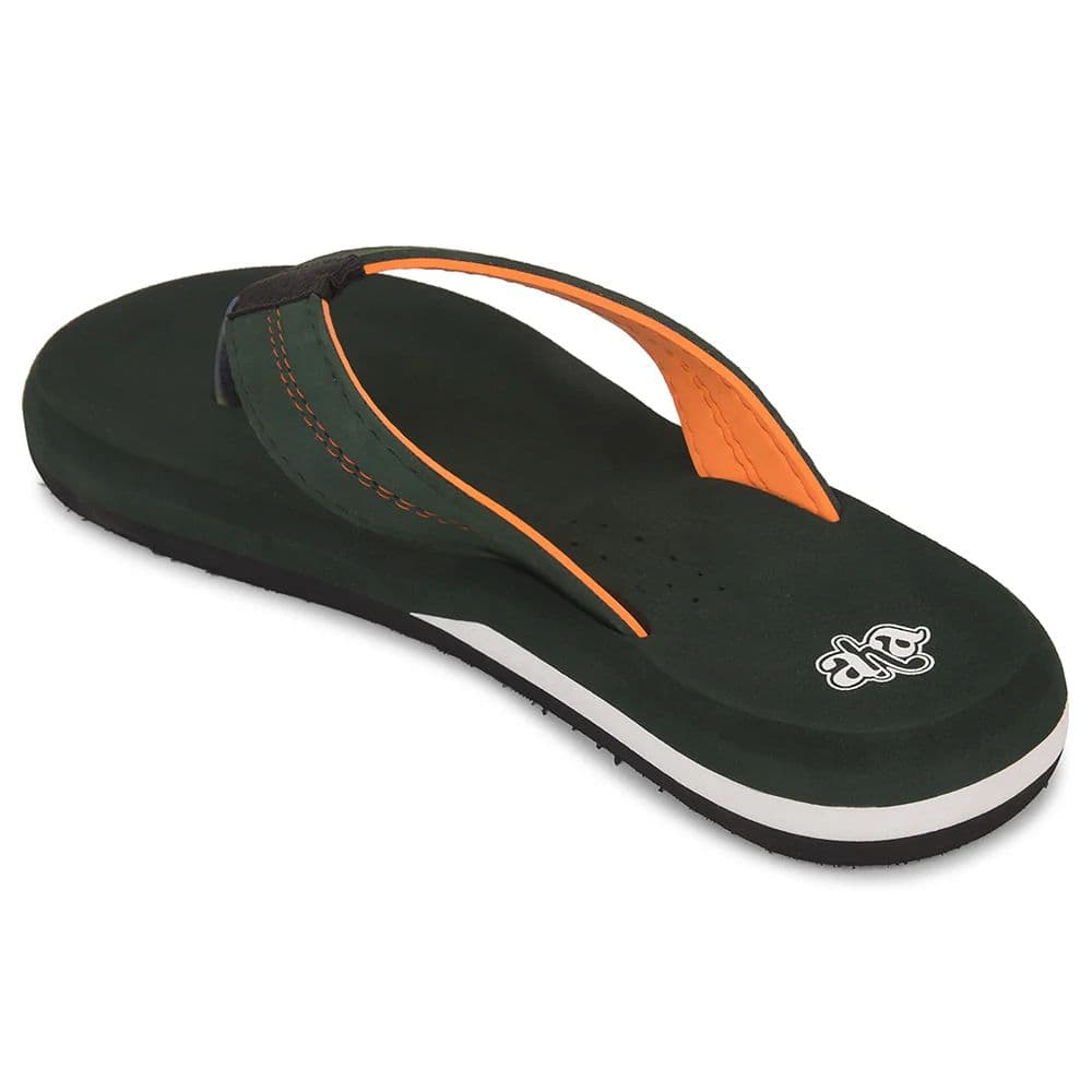 A-HA Olive Green Casual Flip-Flops For Men EXACT By Liberty — photo 6