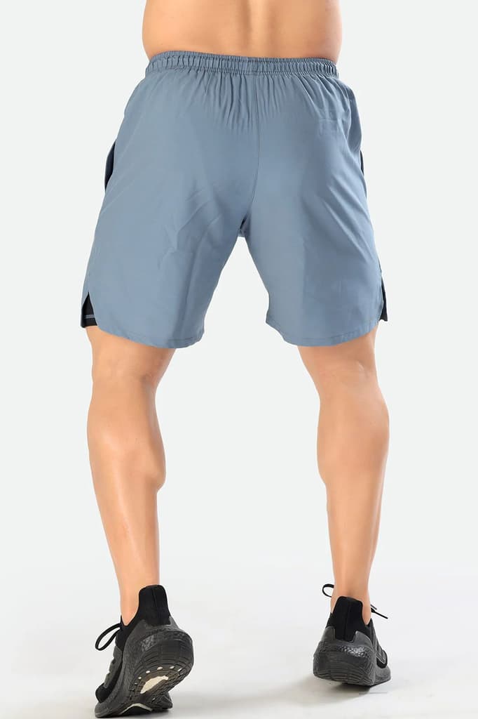 2 in 1 Compression Shorts Light Grey — photo 5