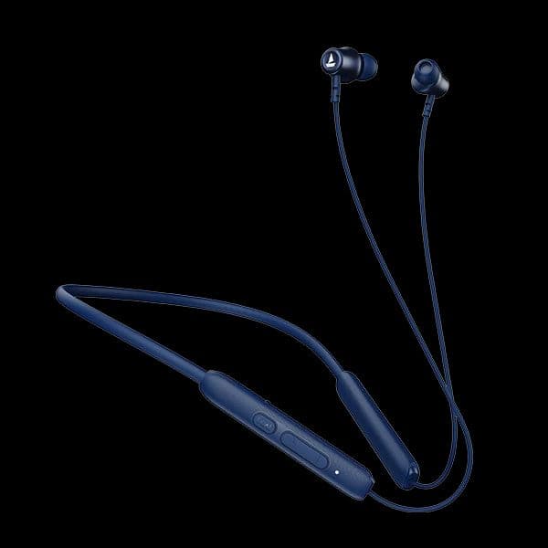 boAt Rockerz 245 V2 Pro | Wireless Bluetooth Earphones with 30 Hours Playback, 10mm drivers, ENx™️ Technology, BEAST™️ Mode — Cool Blue