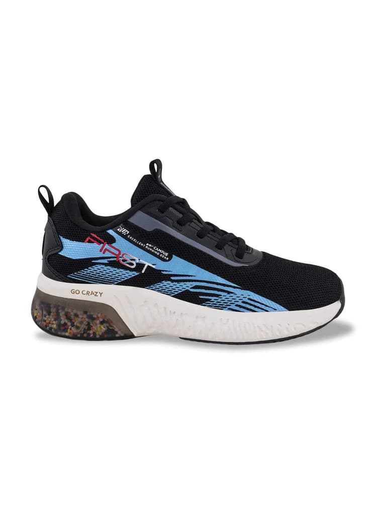 FIRST-CHILD Black Child Running Shoes — Black / 2