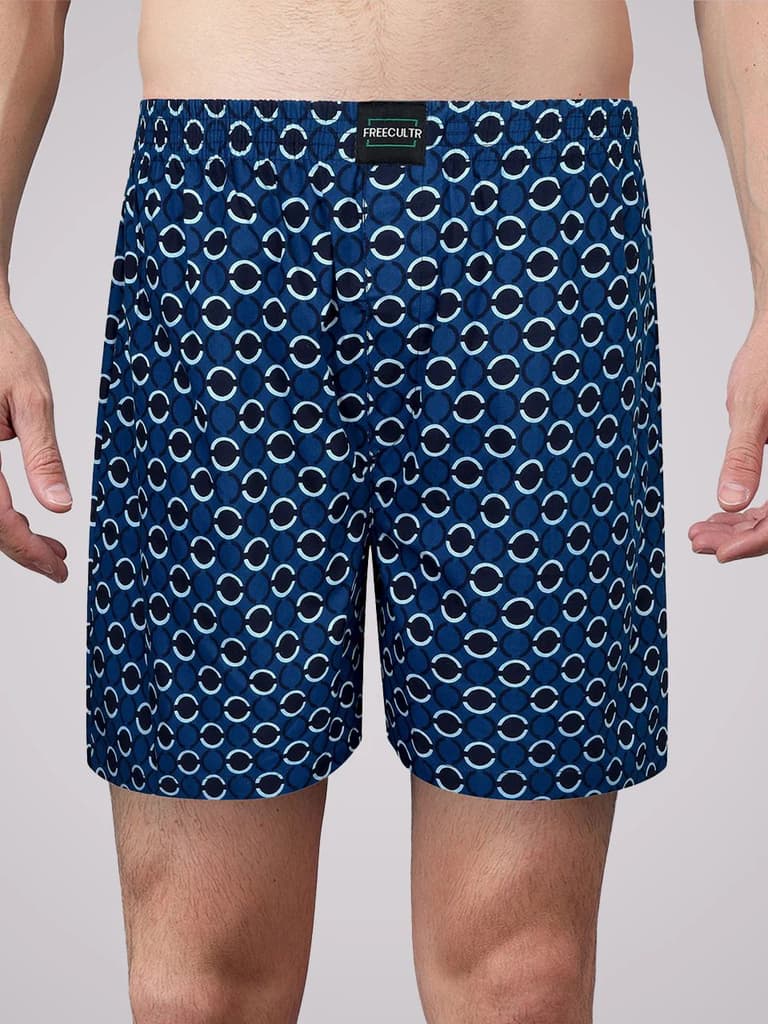 Men's Coolvent Boxers -Pack of 1 — Ring Blue / S / Men