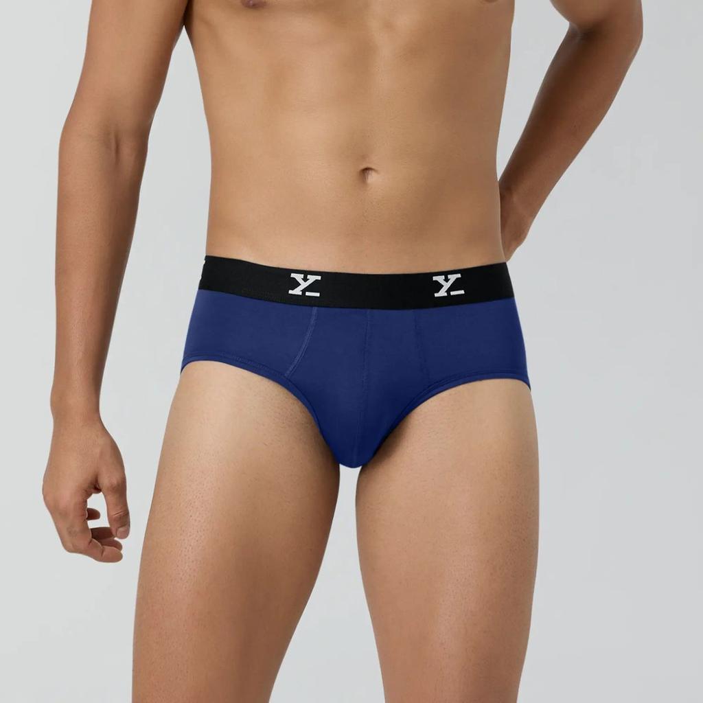 Super Combed Cotton-Modal Briefs - Imperial Blue — photo 6