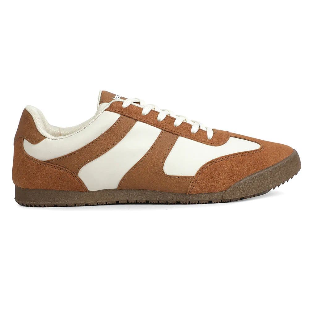 Leap7x Brown Casual Lacing Sneakers For Men DECIAN-4E By Liberty — photo 4