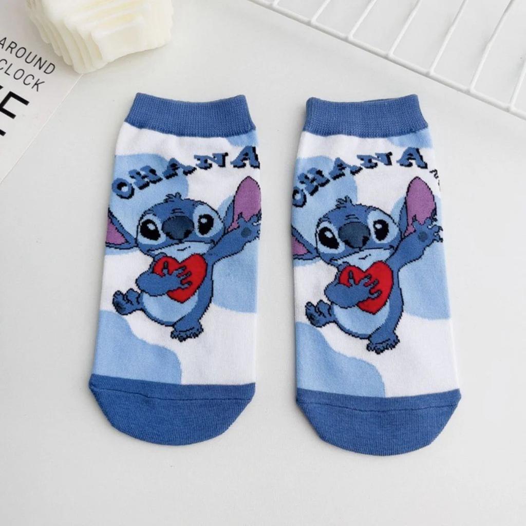 Stitch Theme Cotton Socks | Soft Breathable Casual Socks — photo 5