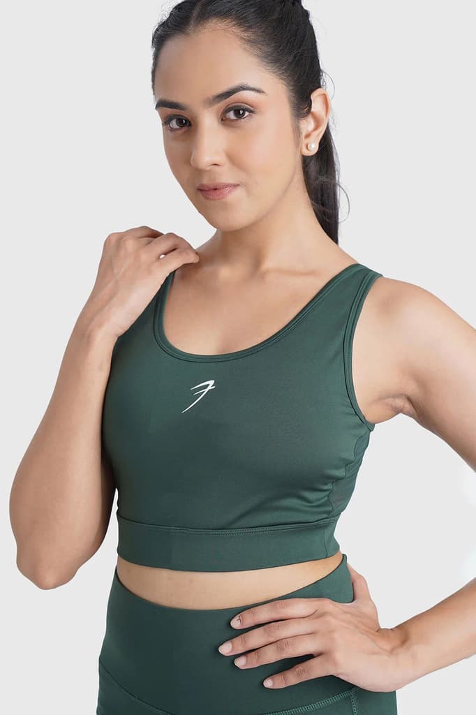 Active Full Support Sports Bra Green — photo 3