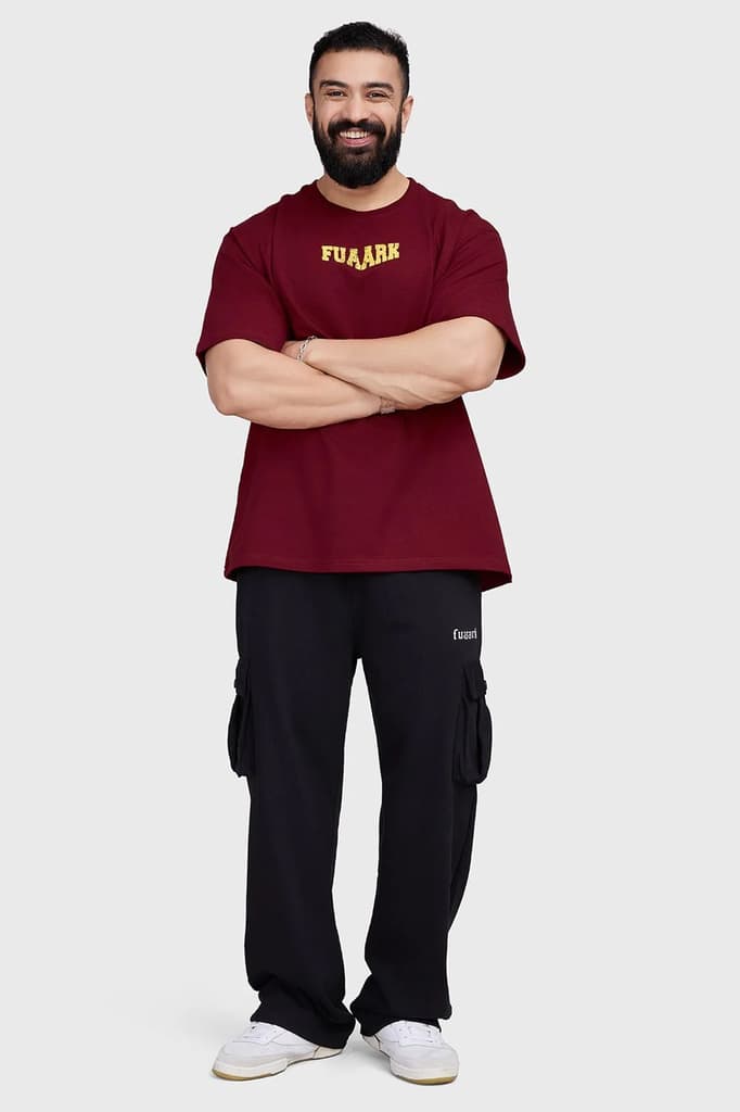 Trendsetter Oversized T-shirt Maroon — photo 2