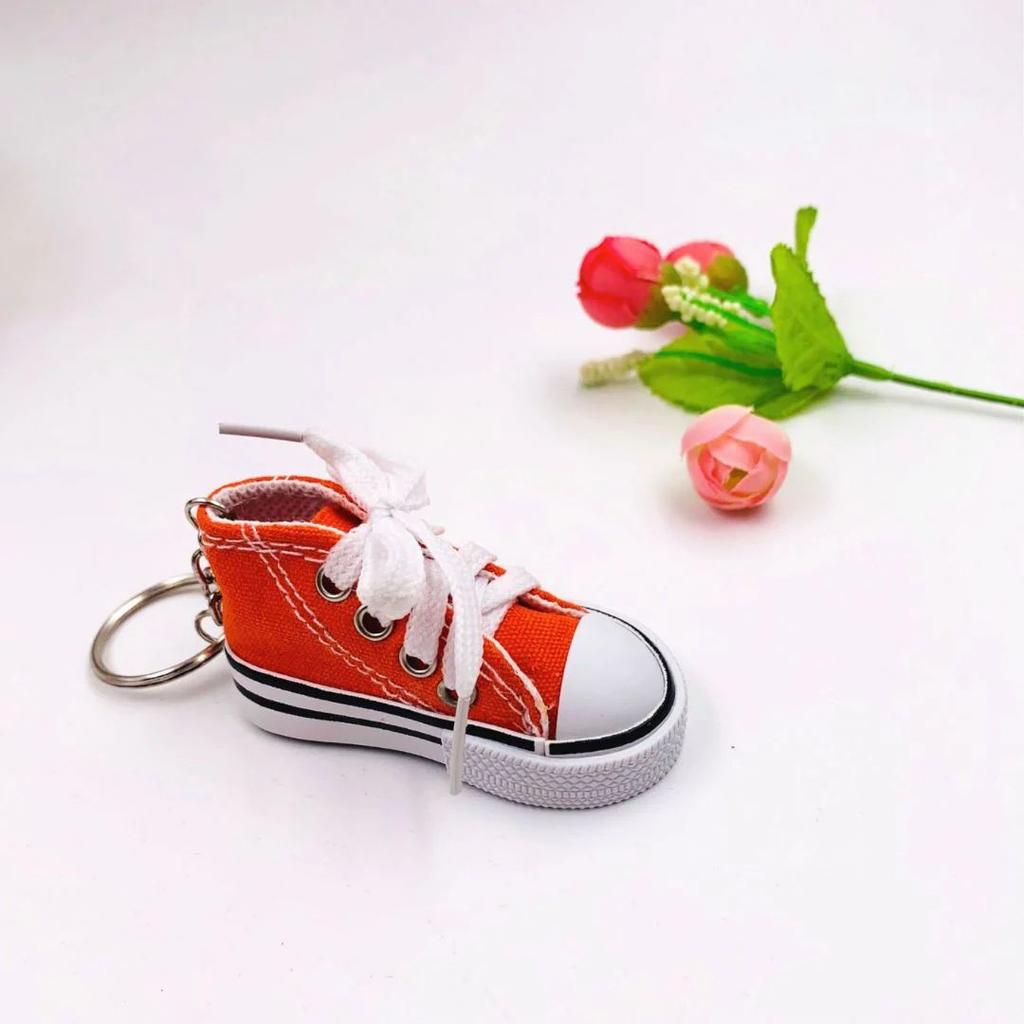 Bike Stand Mini Sneaker – Cute Shoe Protector for Motorcycle n Bicycle Kickstand — Red