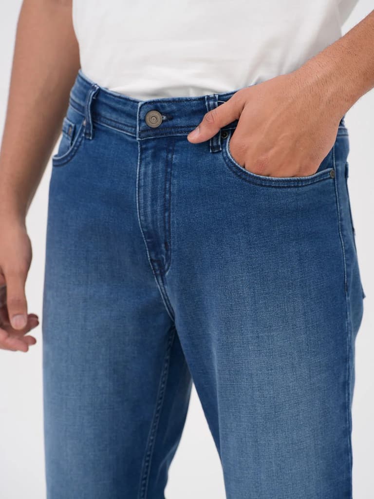 Monarch Blue Vintage Slim Fit Jeans — photo 4