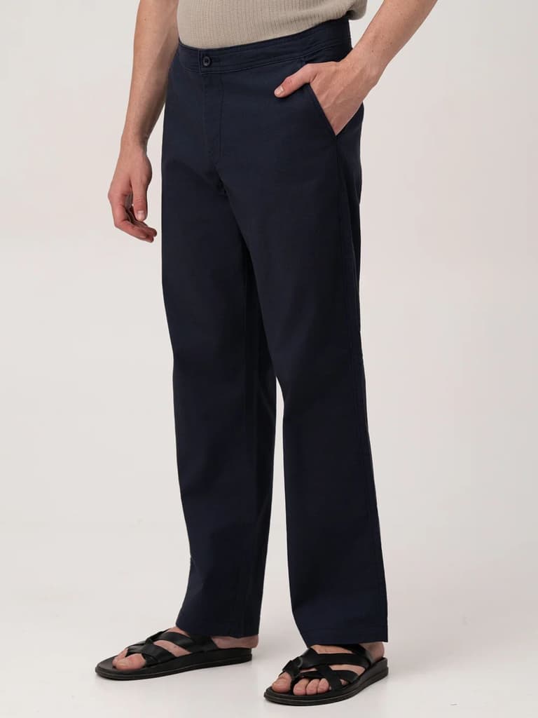 Santorini Navy Relaxed Fit Lounge Pants — photo 10