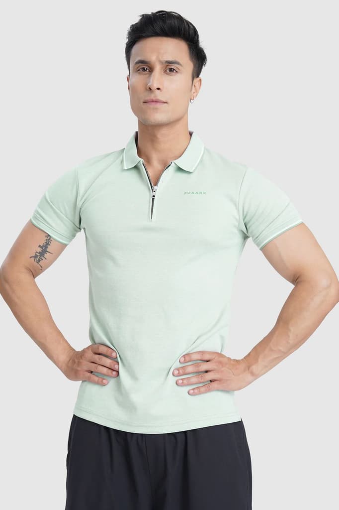 Heritage Polo T-shirt Pista Green — photo 2