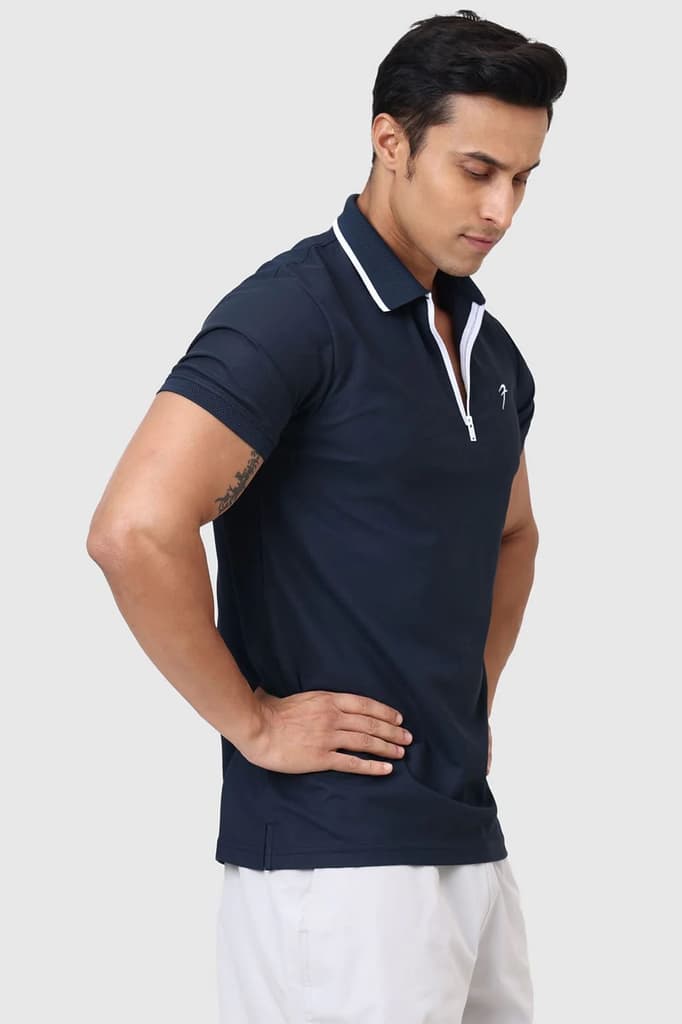 Stride Polo T-shirt Navy — photo 5