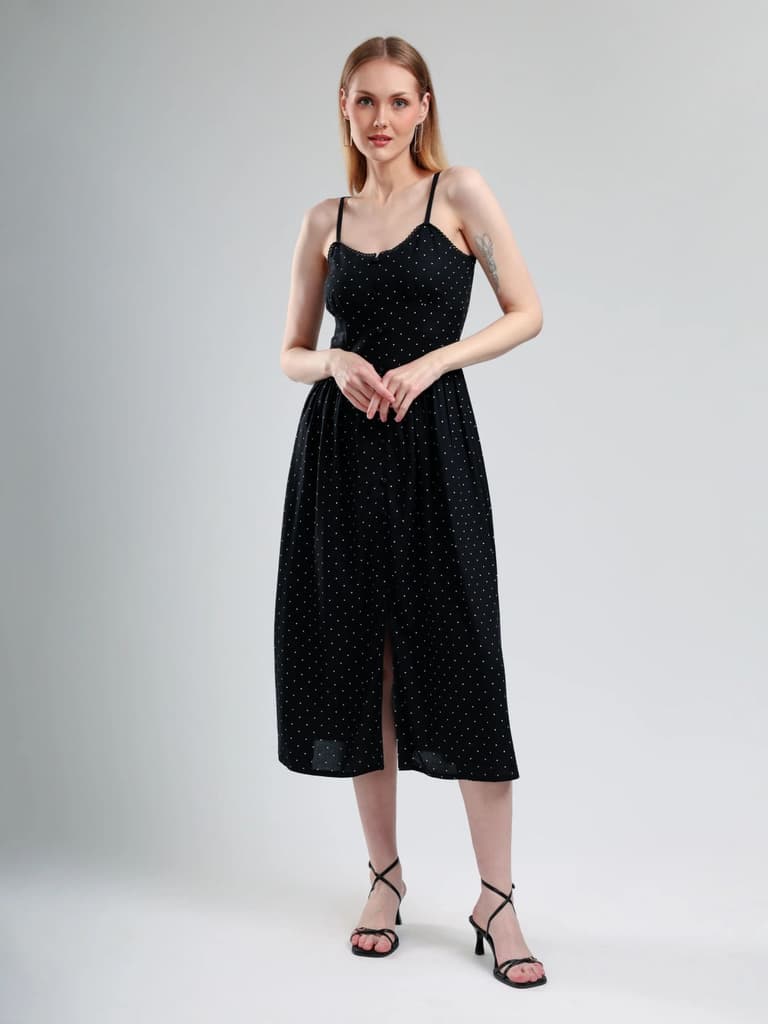 Cory Edge Amara day dress- Polka Dot — photo 2