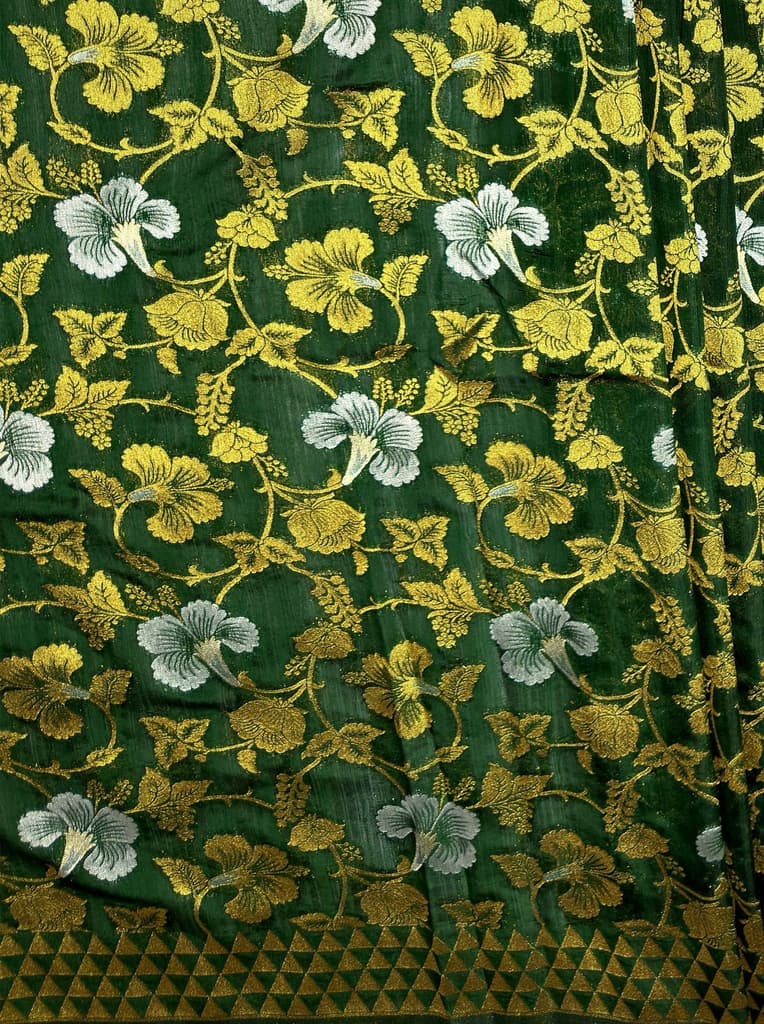MIMOSA Women's Woven Design Kanjivaram Style Art Silk Saree with Blouse Piece - Green ( SA00003152GRNFREE ) — photo 5