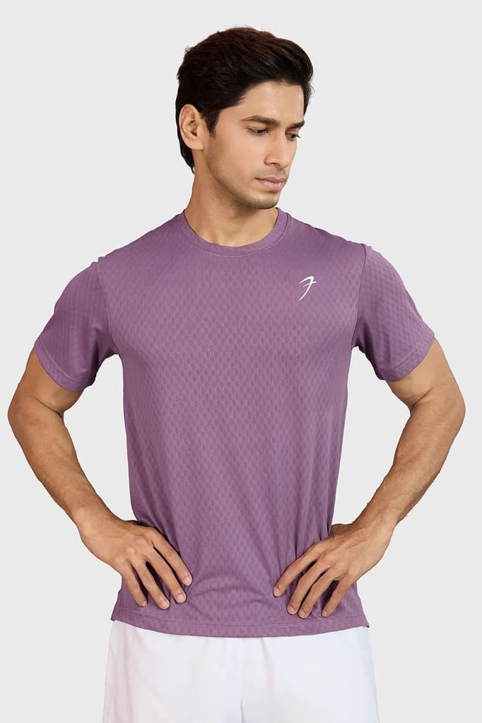 Motion Running T-shirt Plum — S