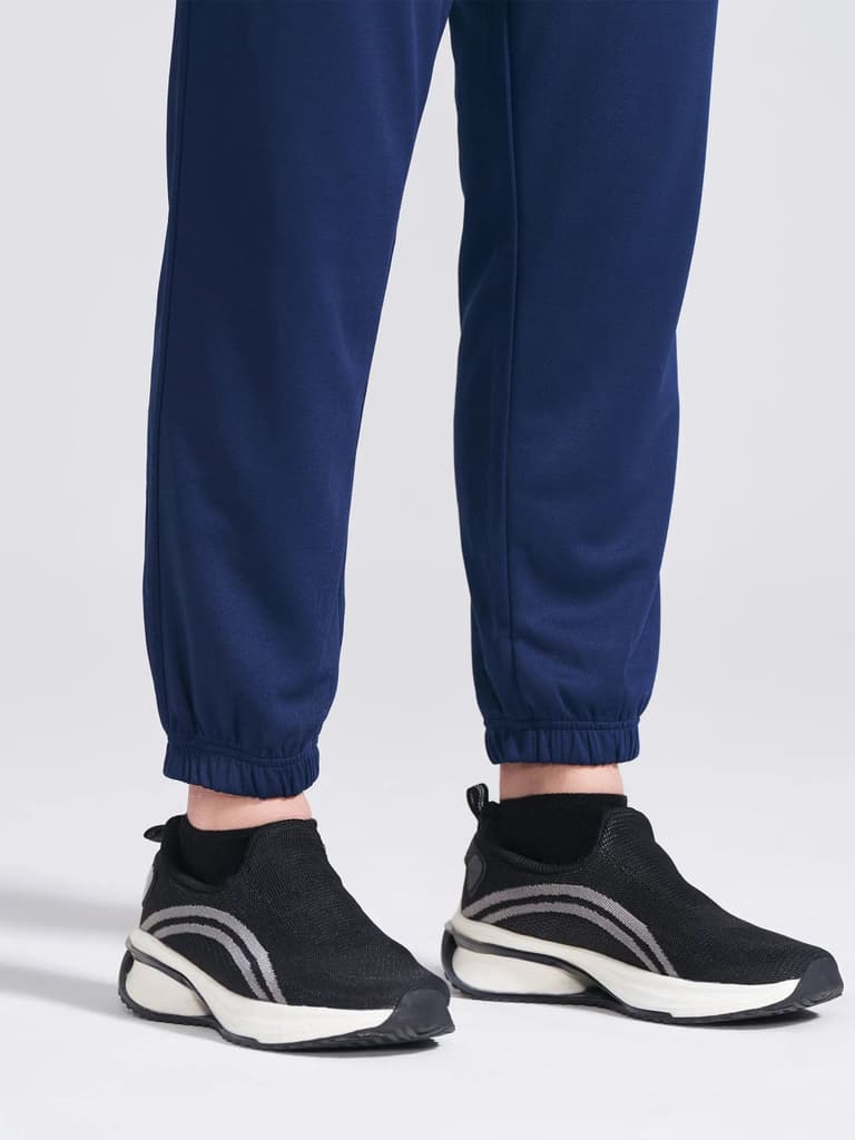 Men's Navy Regular Fit Track Pants — photo 6