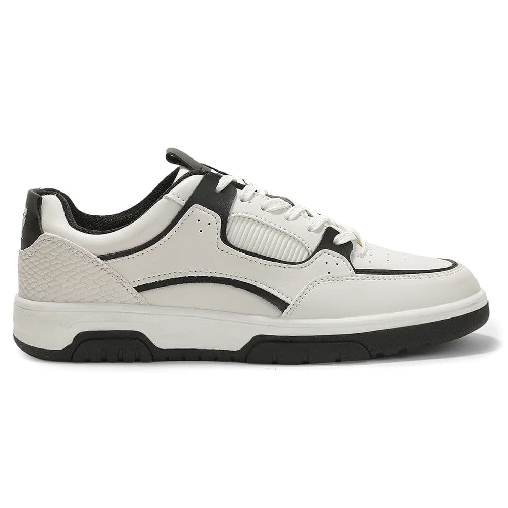 LEAP7X White Casual Lacing Sneakers for Men JETSTEP-E by Liberty — photo 4