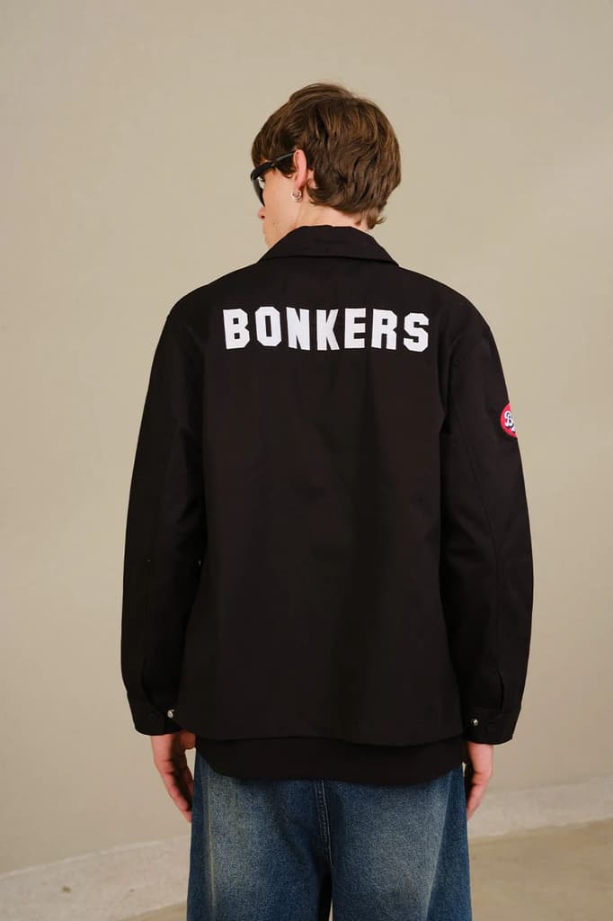 Black Varsity Shacket — photo 8