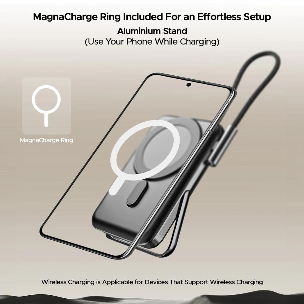 boAt EnergyShroom PB330 Magnacharge | 10000mAh magnetic wireless power bank with 15 W wireless charging, LED battery display, 12 Layer Smart IC Protection — photo 6